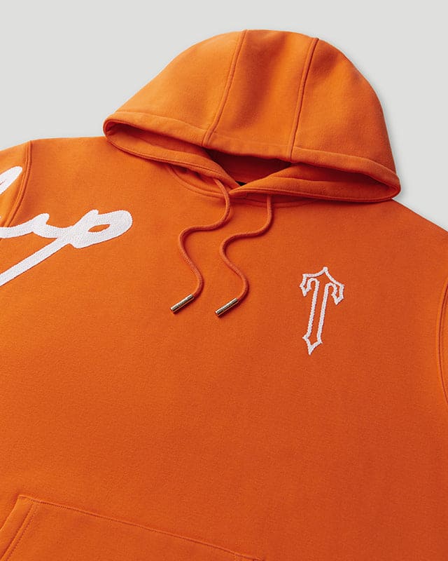 Signature x Trapstar T Hoodie Orange/White - Image 2