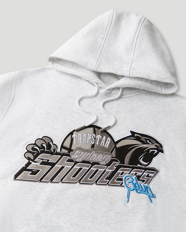 Sydney Shooters Hoodie White Marle/Blue - Image 2
