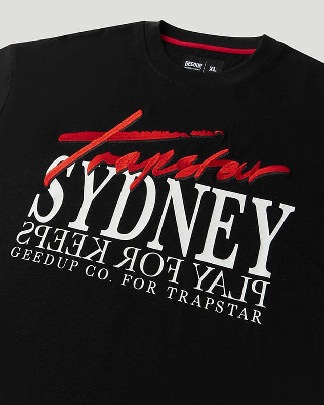 Sydney x Trapstar Secret T-Shirt Black - Image 2