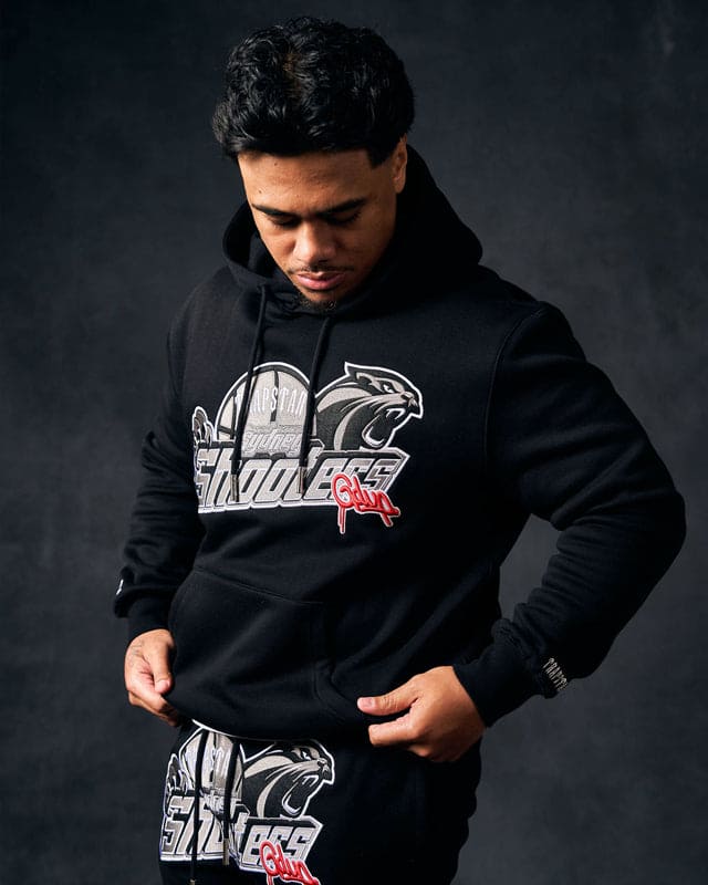 Sydney Shooters Hoodie Black/Red - Image 3