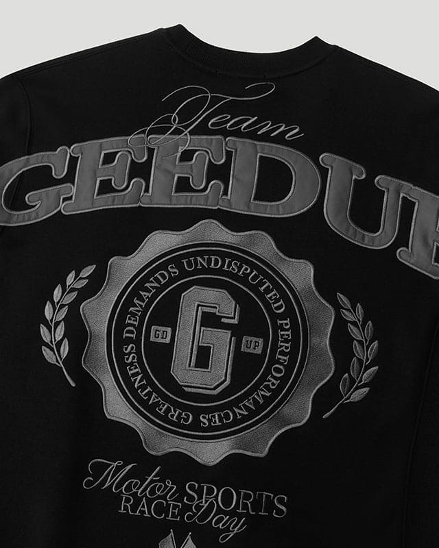 Team Geedup Crewneck Black/Grey - Image 5