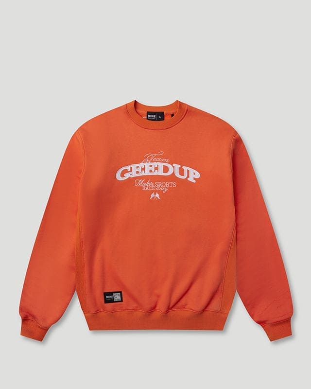 Team Geedup Crewneck Orange/White - Image 3