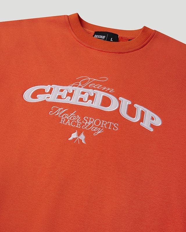 Team Geedup Crewneck Orange/White - Image 5
