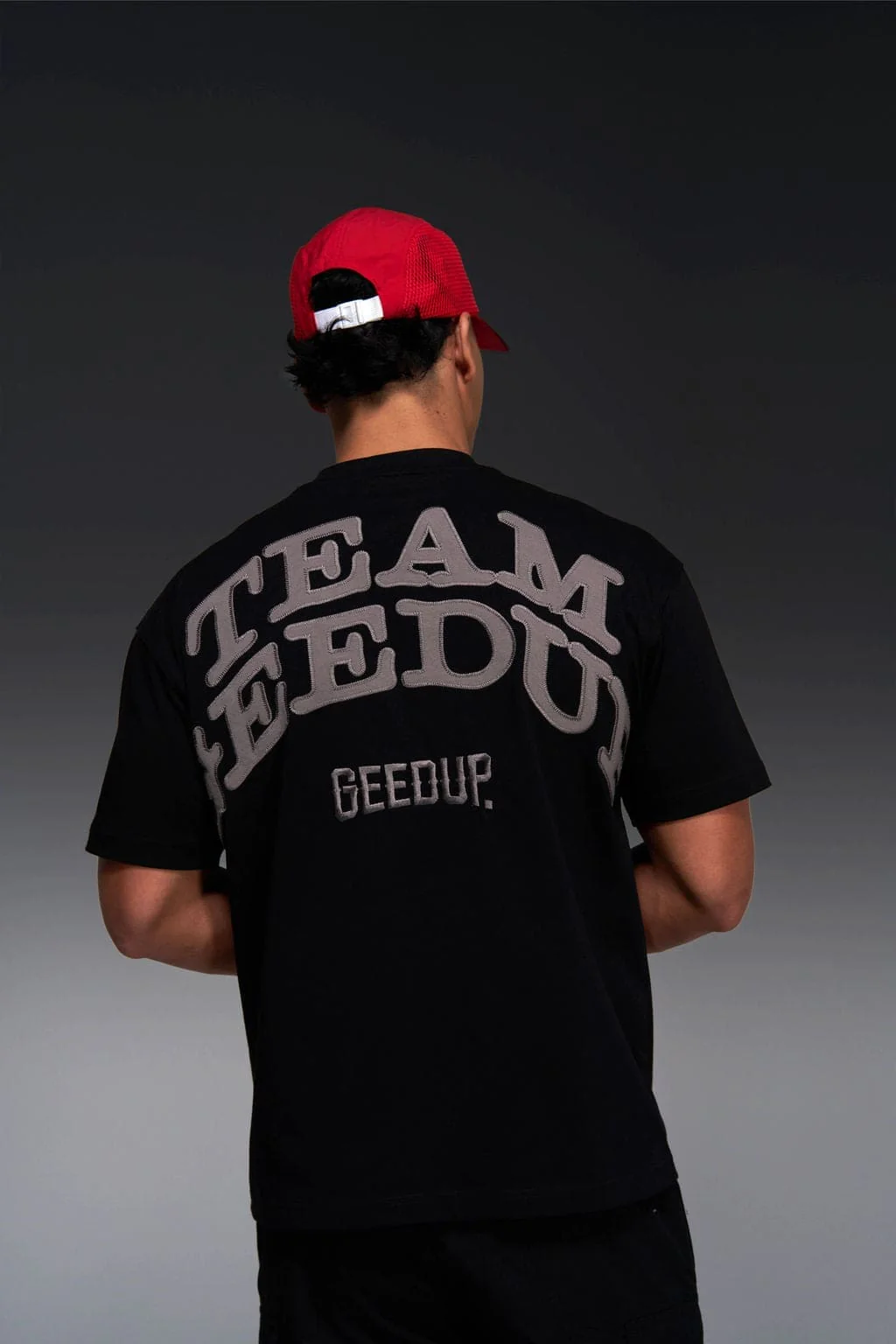 Team Geedup T-Shirt Black - Image 3