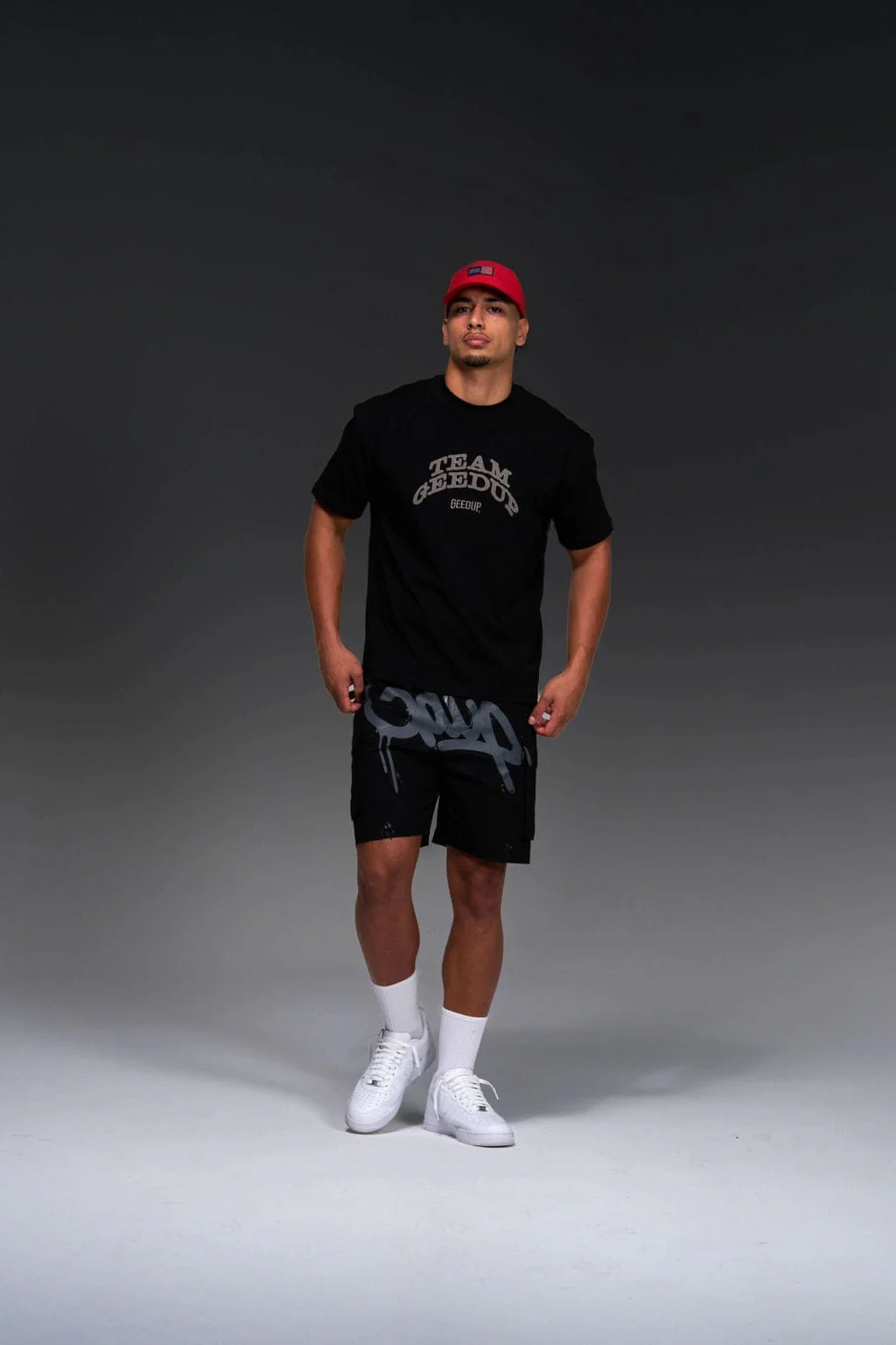 Team Geedup T-Shirt Black - Image 5