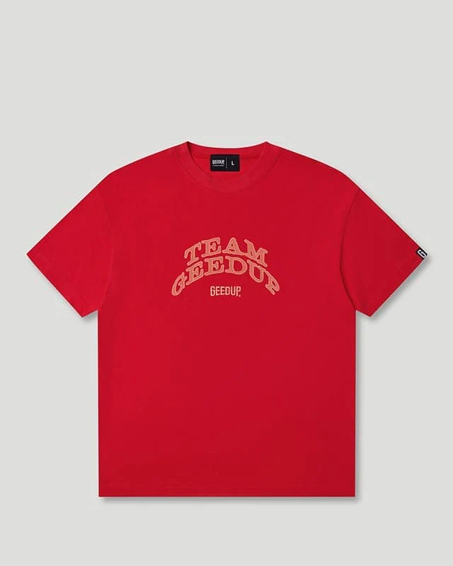 Team Geedup T-Shirt Red - Image 3