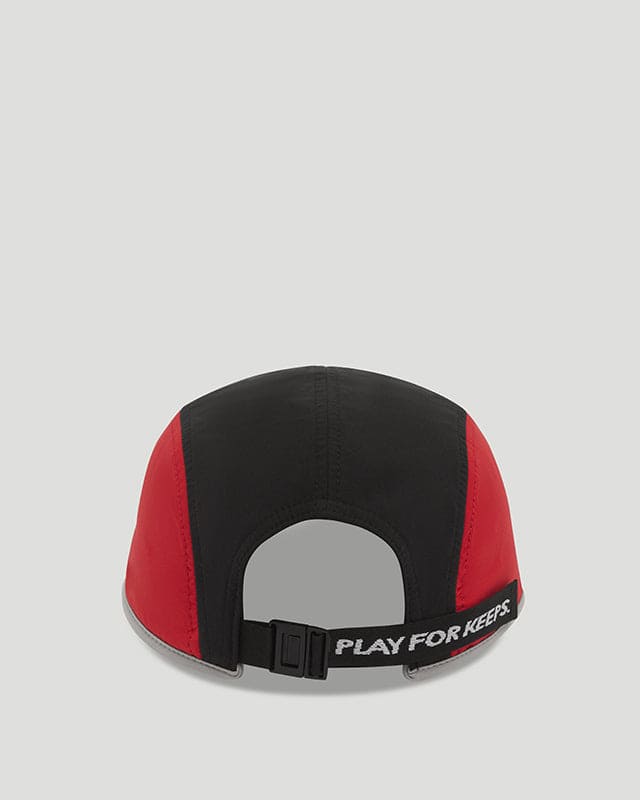 Team Logo 5 Panel Black/Red - Image 3