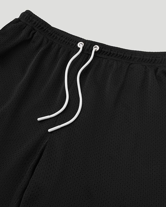 Team Logo Mesh Shorts Black - Image 2