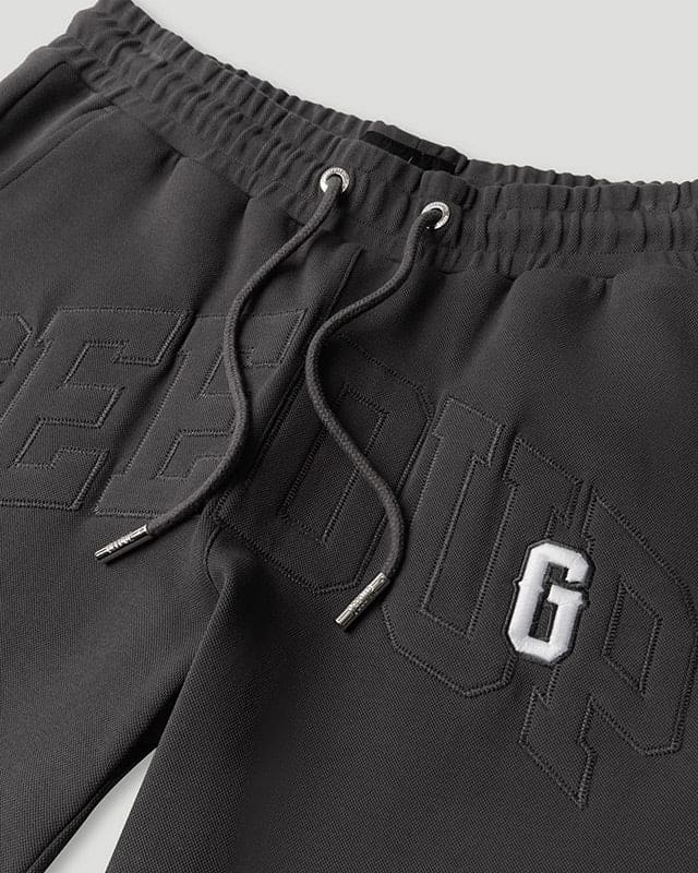 Team Logo Pique Short Asphalt - Image 3