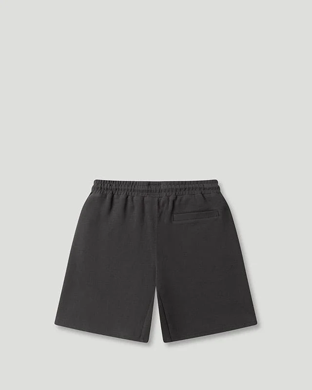 Team Logo Pique Short Asphalt - Image 4
