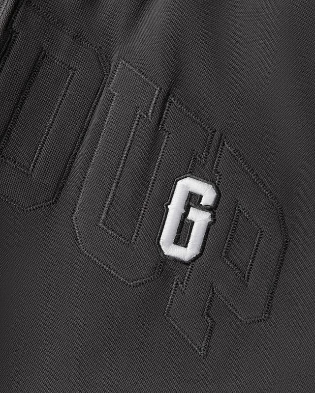 Team Logo Pique Short Asphalt - Image 5