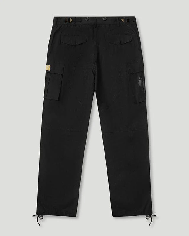 Team Logo R/S Cargo Pant Black - Image 2