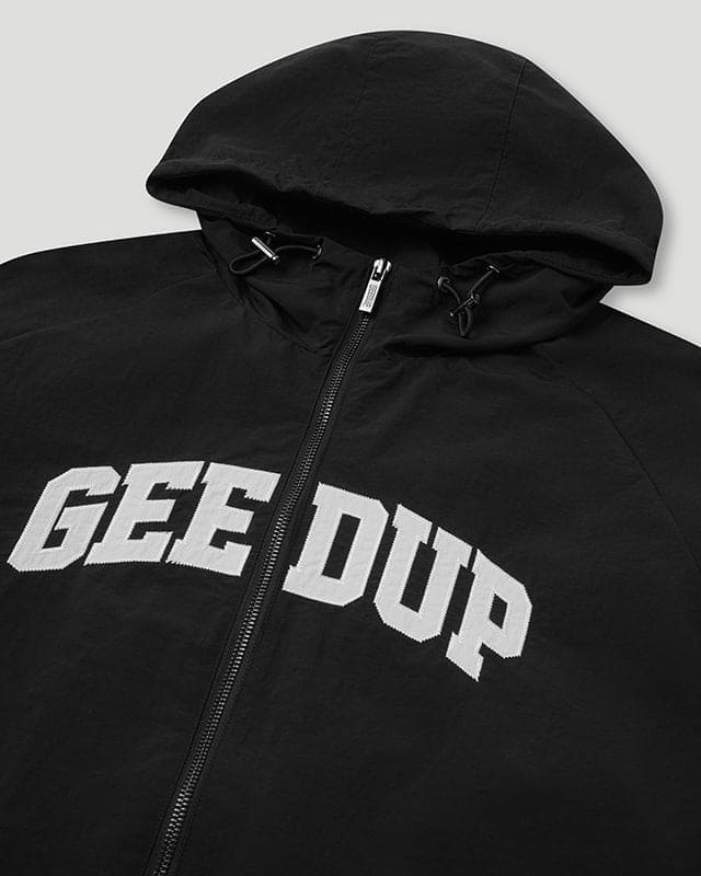 Team Logo Spray Jacket Black/White - Image 2