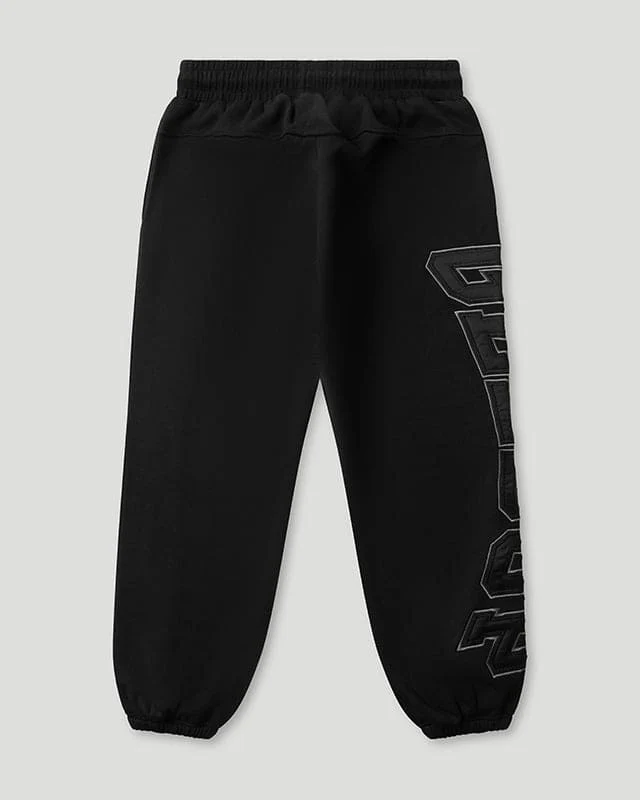 Team Logo x Irongate T Trackpant Black/White - Image 2