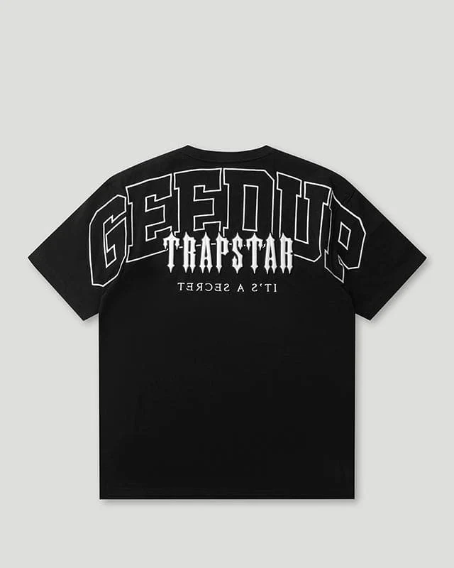 Team Logo x Trapstar Irongate T-Shirt Black - Image 2