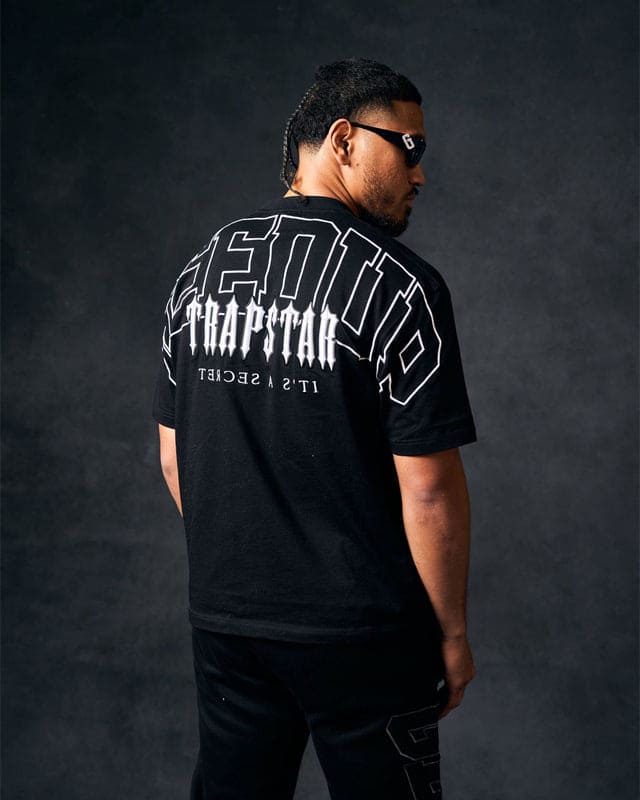 Team Logo x Trapstar Irongate T-Shirt Black - Image 3