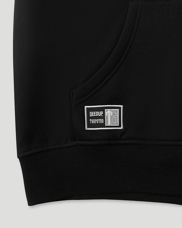Team Logo x Trapstar Signature Jacket Black/White/Red - Image 5