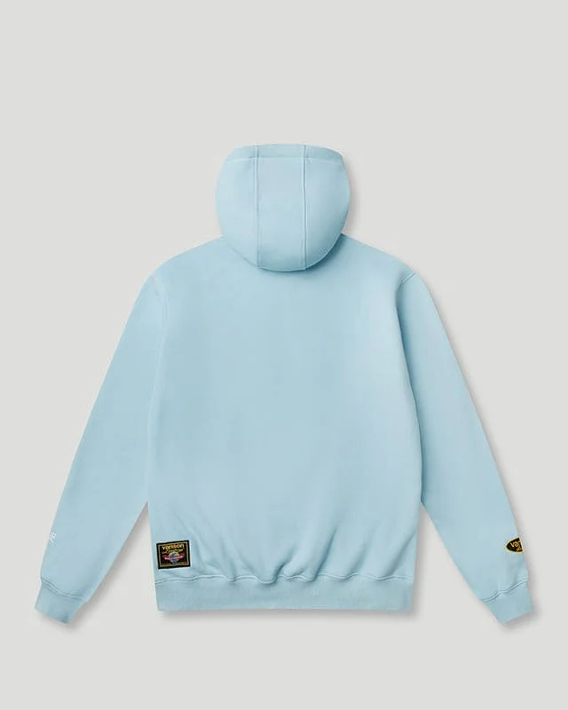 Team Logo x Vanson Hoodie Light Blue - Image 2